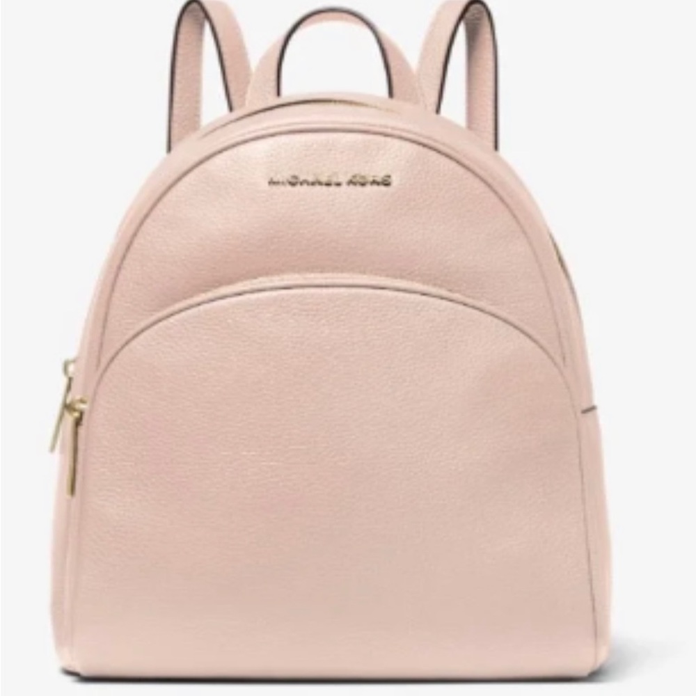 Michael Kors Abbey Medium Pebbled Leather Backpack